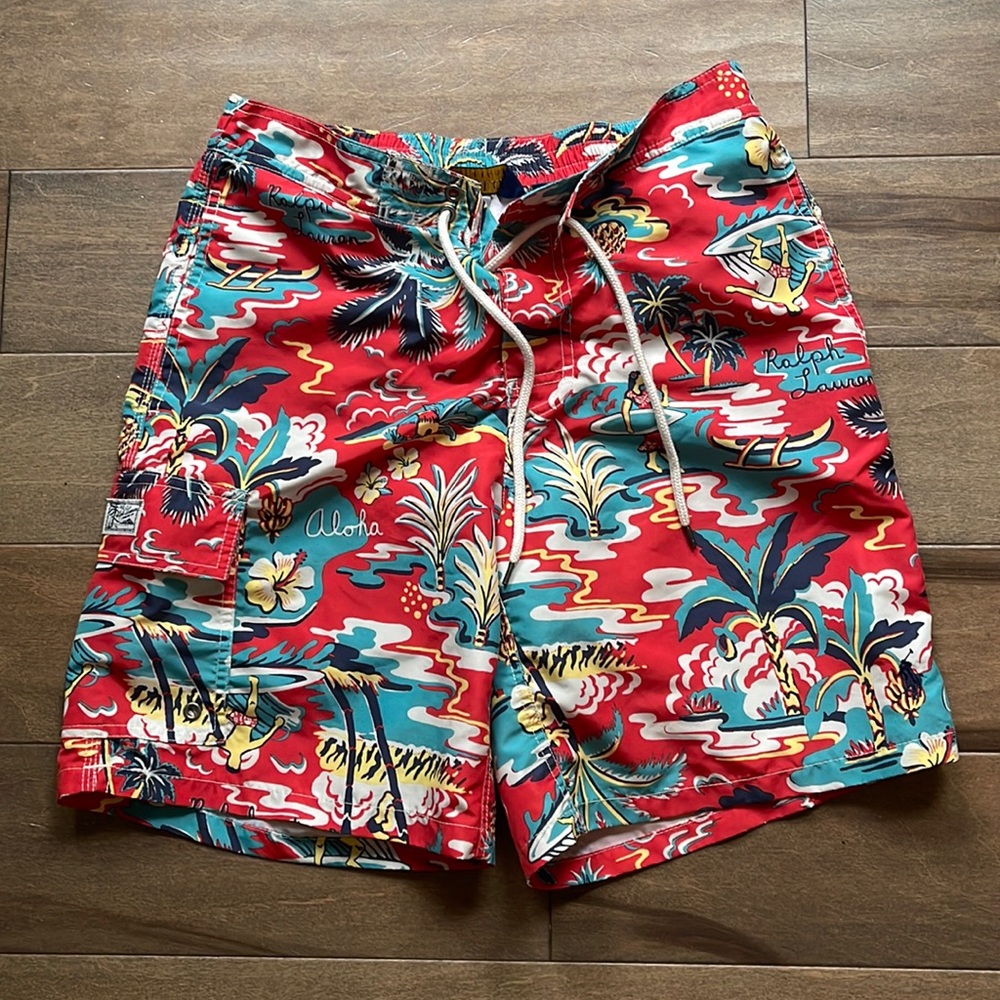 Ralph Lauren Hawaiian Swim Trunks